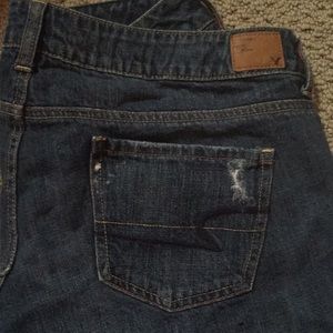 Denim shorts made by American Eagle Outfitters